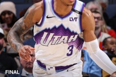 NBA常规赛爵士客场130-126险胜灰熊 乔治39分 马尔卡宁26+9