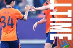 足协杯1/8决赛青岛海牛2-1广西恒宸 罗文森远射建功金永浩破门