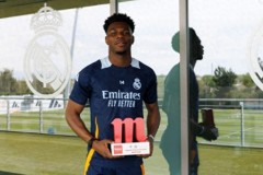 琼阿梅尼蝉联皇马月度最佳 3月份也当选