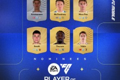 意甲8月最佳球员候选名单出炉 小图拉姆入选