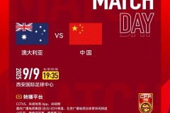 U22国足将战澳大利亚 两队同积6分