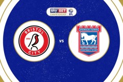 英冠布里斯托尔城VS伊普斯维奇预测 主队近况下滑明显