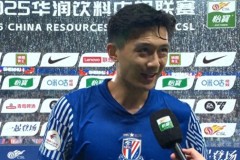 申花队员蒋圣龙：拿下比赛最重要 申花领跑积分榜