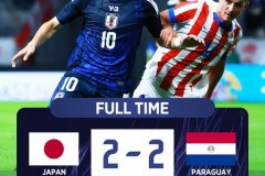 友谊赛日本2-2巴拉圭 阿尔米隆破门 上田绮世补时绝平