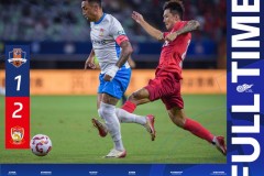 中超梅州客家1-2青岛西海岸 段刘愚破门 戴维森建功