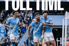 英超曼城5-1伯恩利 哈兰德两射一传 努内斯破门