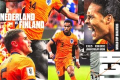 荷兰发布主场战芬兰海报 范戴克领衔出镜