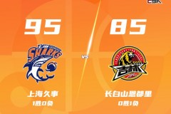 上海5人得分上双主场95-85力克吉林 古德温20+8+6 李弘权、洛夫顿各得18分