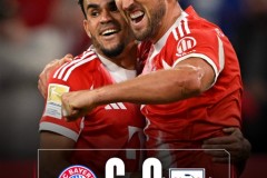 德甲拜仁6-0RB莱比锡 凯恩戴帽 迪亚斯首秀献两传一射