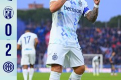 意甲比萨0-2国际米兰 劳塔罗梅开二度建功