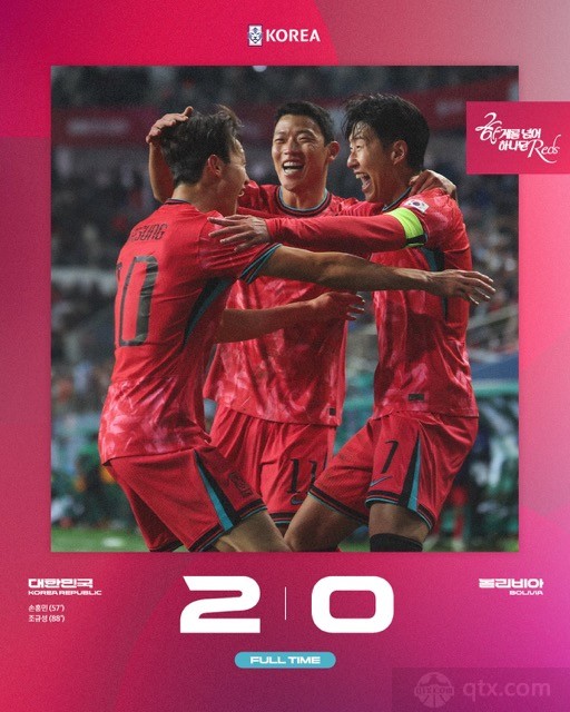 韩国2-0玻利维亚