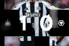 英超纽卡斯尔联1-0狼队 沃尔特马德处子球 托纳利中柱